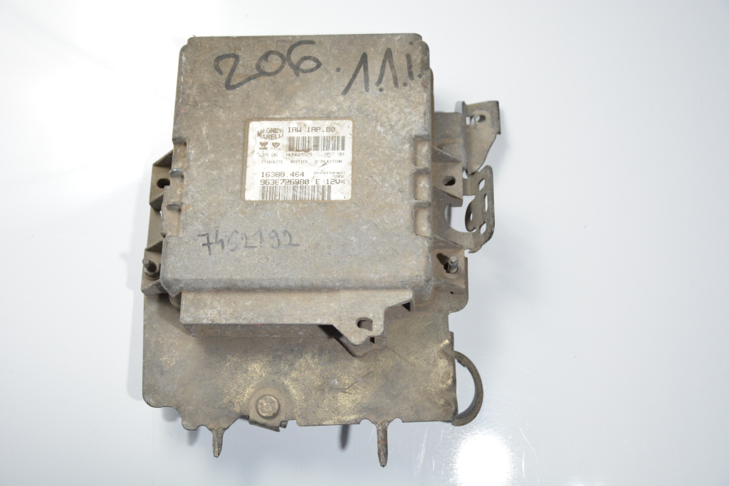 Calculator Motor / Ecu Peugeot 206 1998-2013 1.1 I Benzina Iaw1Ap80, 16300464 Magenti Mareli