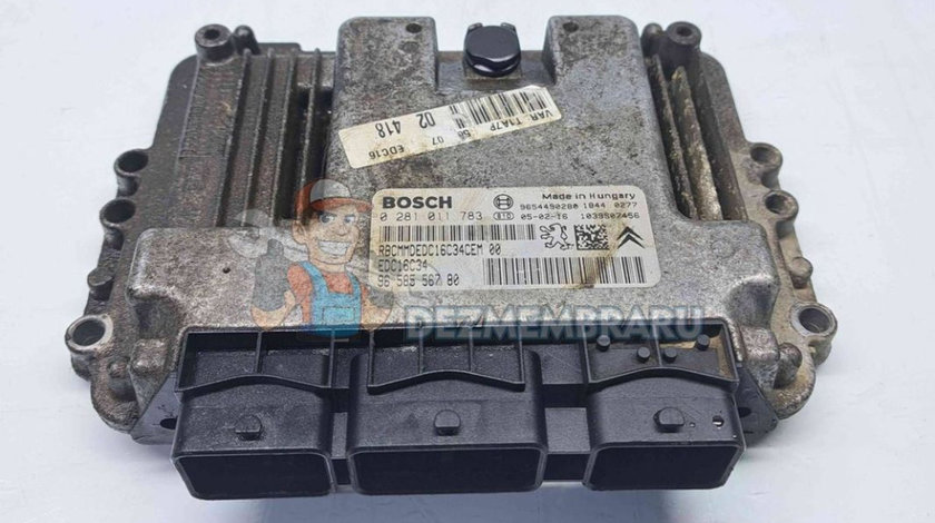 Calculator motor ECU Peugeot 206 [Fabr 1998-2009] 9658556780 0281022783