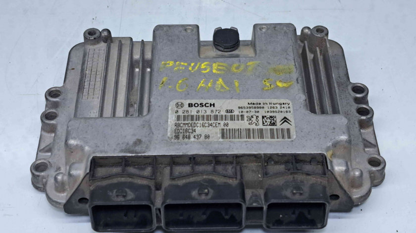 Calculator motor ECU Peugeot 307 [Fabr 2000-2008] 9653958980 1.6 HDI 0