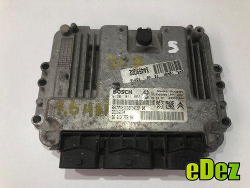 Calculator motor ecu Peugeot 308 (2007-2011) 1.6 hdi 9661377280