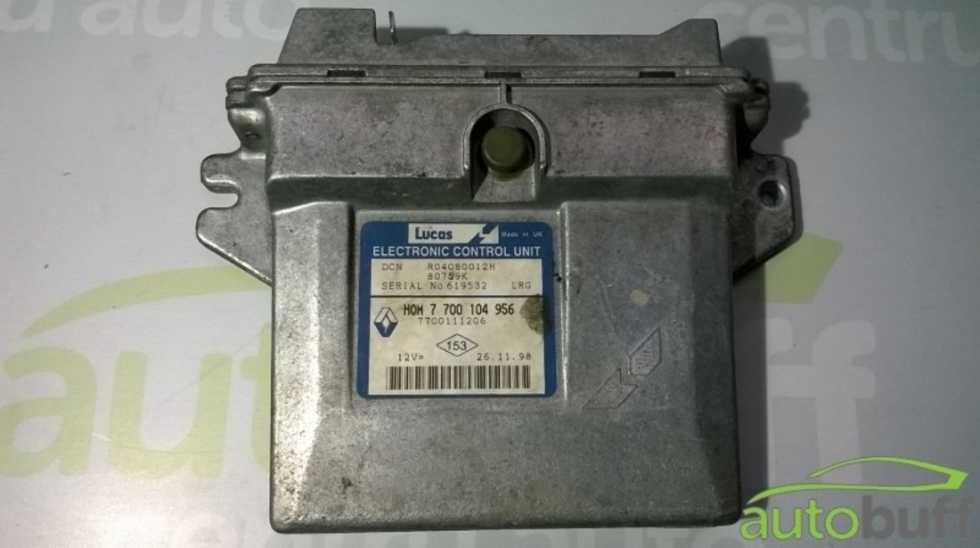 Calculator Motor (ECU)Renault Kangoo HOM 7700104956 1.9 D