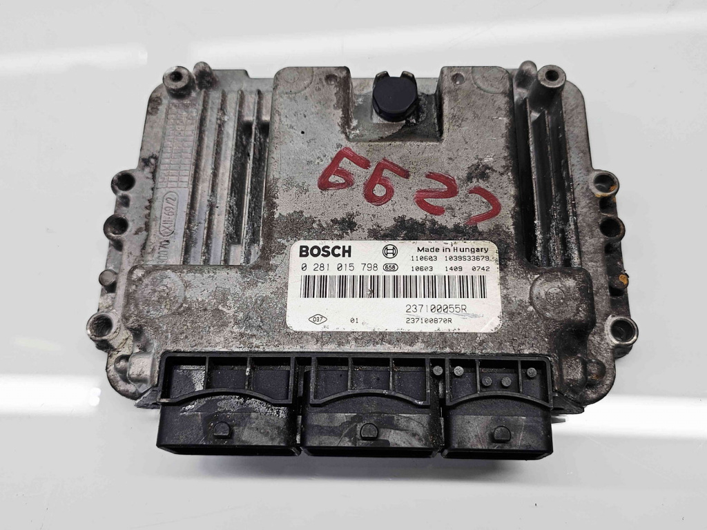 Calculator motor ECU Renault Megane 3 (B95) [Fabr 2008-2016] 237100055R 1.9 DCI F9Q-870 96KW / 130CP