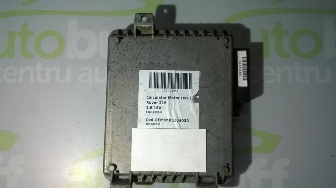 Calculator Motor ECU Rover 216 1.6 16V