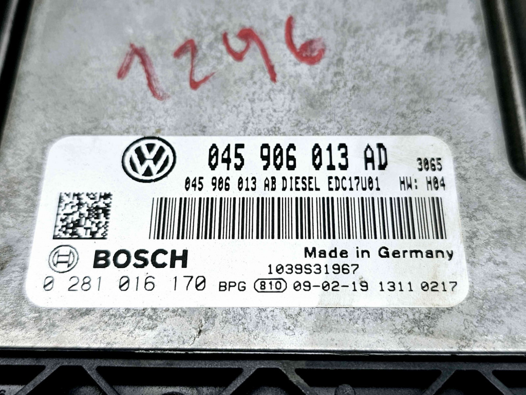 Calculator motor ECU Seat Ibiza 5 (6J5) [Fabr 2008-2017] 045906013AD 1.4 TDI BMS 59KW / 80CP 1.4 TDI BMS 59KW / 80CP 1.4 TDI BMS 59KW / 80CP