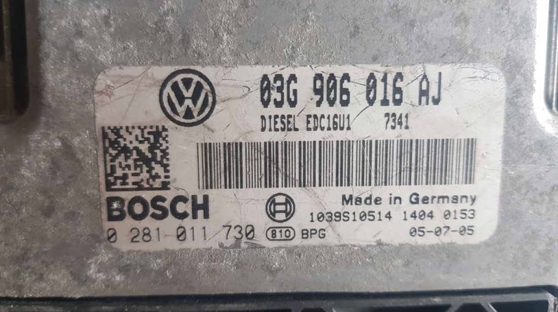 Calculator motor Ecu Seat Leon 1P 2.0TDi BKD 03G906016AJ