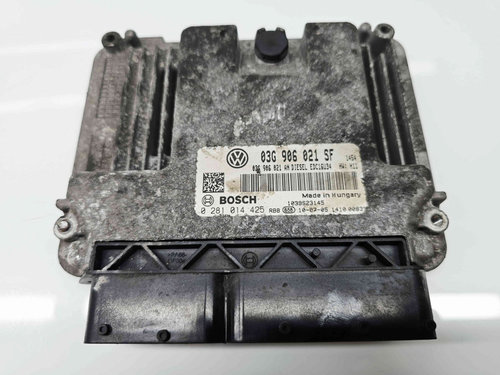 Calculator motor ECU Seat Leon (1P1) [Fabr 2005-2011] Facelift 03G906021SF 2.0 TDI BKD 103KW / 140CP