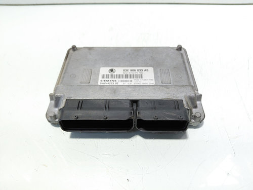 Calculator motor ECU Siemens, cod 03E906033AB, Skoda Fabia 1 (6Y2) 1.2 benz, BME (id:706580)