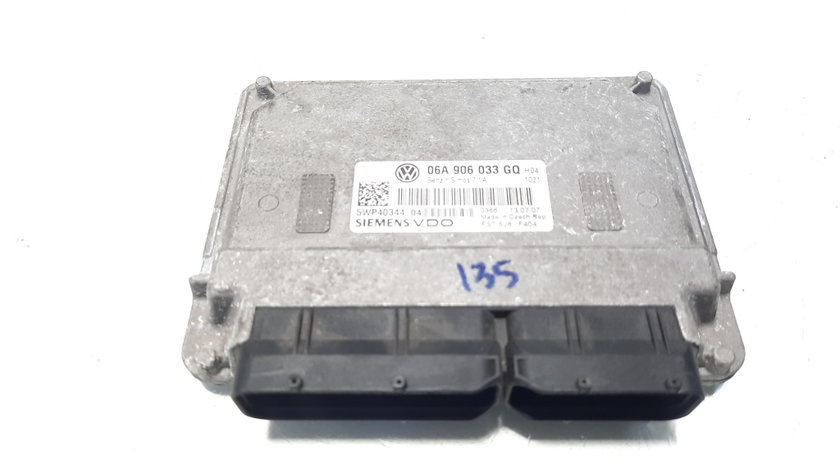 Calculator motor ECU Siemens, cod 06A906033GQ, VW Caddy 3 (2KA, 2KH), 1.6 benz, BSE (idi:560698)