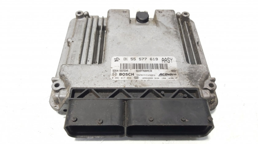 Calculator motor ECU, Siemens, cod 55577619, 0281017453, Opel Insignia A, 2.0 CDTI, A20DTH (id:647753)