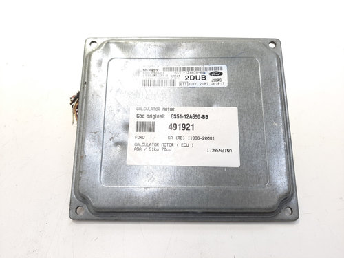 Calculator motor ECU Siemens, cod 6S51-12A650-BB, Citroen Berlingo 1, 1.3 benz, A9A (idi:491921)