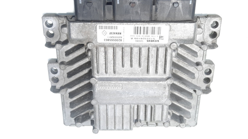 Calculator motor ECU Siemens, cod 8200565863, 8200592611, Renault Scenic 2, 1.5 DCI, K9K732 (idi:495914)