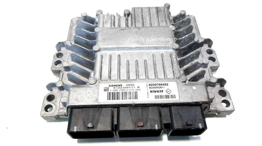 Calculator motor ECU Siemens, cod 8200766462, 8200592611, Renault Megane 2 Coupe-Cabriolet, 1.5 DCI, K9KP732 (idi:549982)