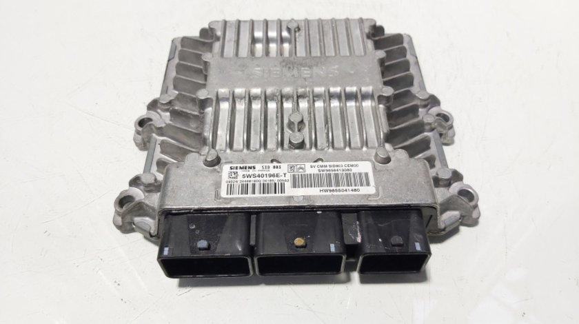 Calculator motor ECU, Siemens, cod 9658345080, 9655041480, Peugeot 807, 2.0 HDI, RHR (idi:645306)