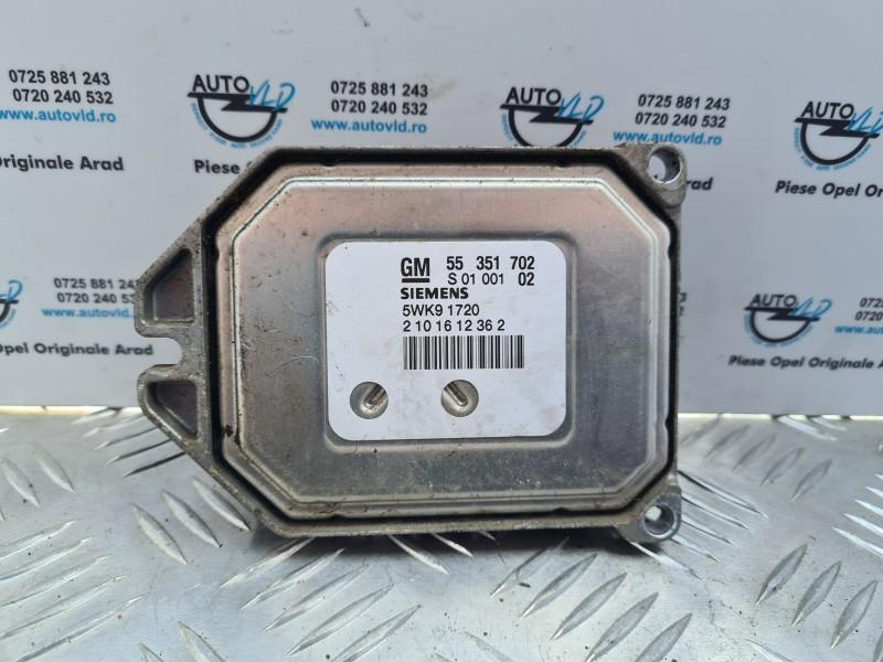 Calculator motor ECU Simtec 71 5WK91720 Opel Vectra B 1995-2002 1.8 i 125 cp 92 kw Z18XE 55351702