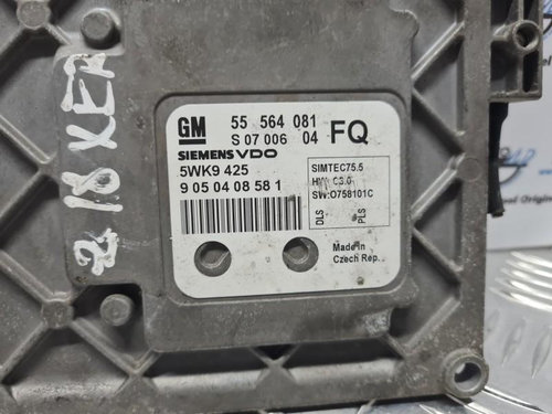 Calculator motor ECU Simtec75.5 Opel Zafira B 2005-2014 1.8i 103 kw 140 cp Z18XER 55564081 FQ