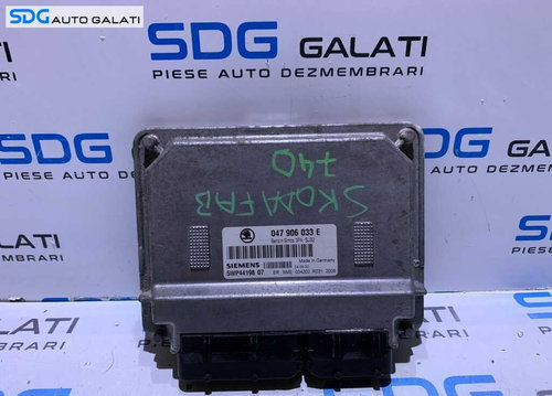 Calculator Motor ECU Skoda Fabia 1 1.4MPI 2001 - 2007 Cod 047906033E 5WP44198 [L3209]