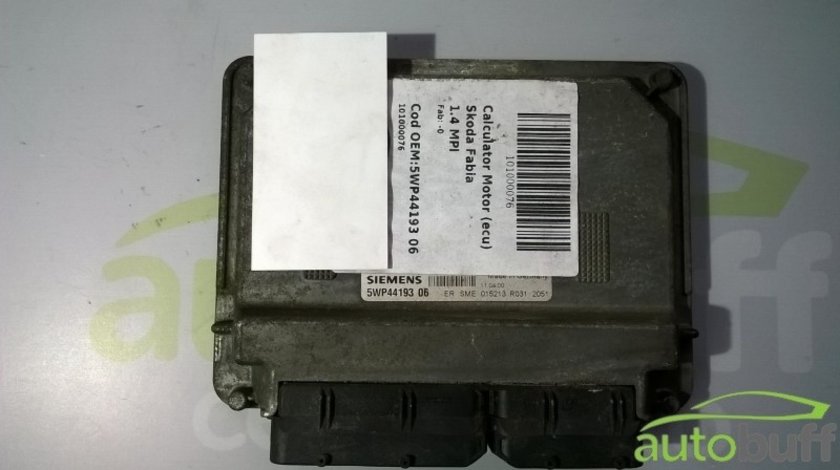 Calculator Motor (ECU) Skoda Fabia 1.4 MPI