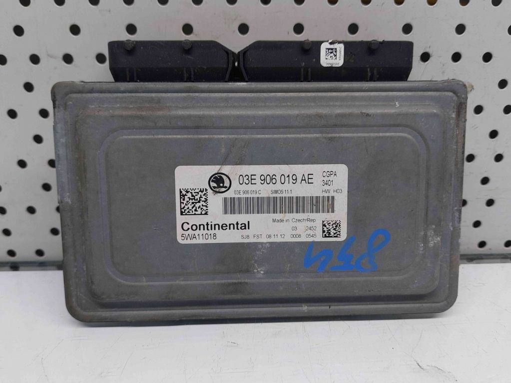 Calculator motor ECU Skoda Fabia 2 Combi (5J, 545) [Fabr 2007-2014] 03E906019AE 1.2 Benz CGPA 1.2 Benz CGPA 51KW / 70CP