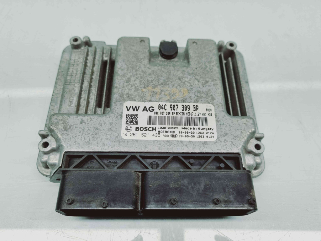 Calculator motor ECU Skoda Fabia 3 Combi (NJ5) [Fabr 2014-2022] 04C907309BP 0261S21435 1.3 Benz DKLD 70KW / 95CP 1.3 Benz DKLD 70KW / 95CP