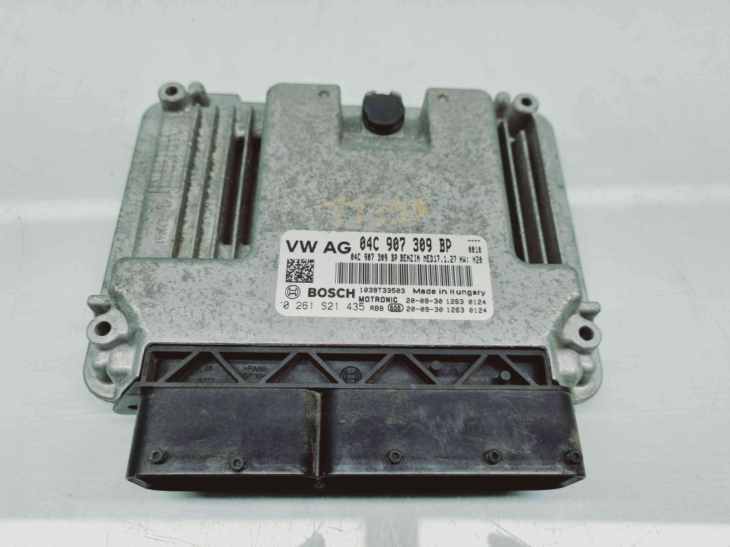 Calculator motor ECU Skoda Fabia 3 Combi (NJ5) [Fabr 2014-2022] 04C907309BP 0261S21435 1.3 Benz DKLD 70KW / 95CP 1.3 Benz DKLD 70KW / 95CP