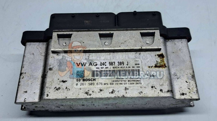 Calculator motor ECU Skoda Fabia 3 (NJ3) [Fabr 2014-2022] 04C907309J 0261S09676 1.0 Benz CHYB 55KW 75CP