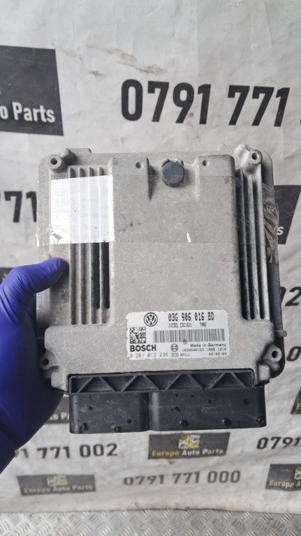 Calculator motor ECU Skoda Octavia 2 1.9 TDI BXE an 2006 cod 03G906016BD