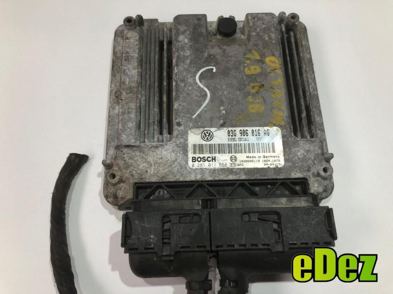 Calculator motor ecu Skoda Octavia 2 (2004-2008) 1.9 tdi BJB 03g906016ag