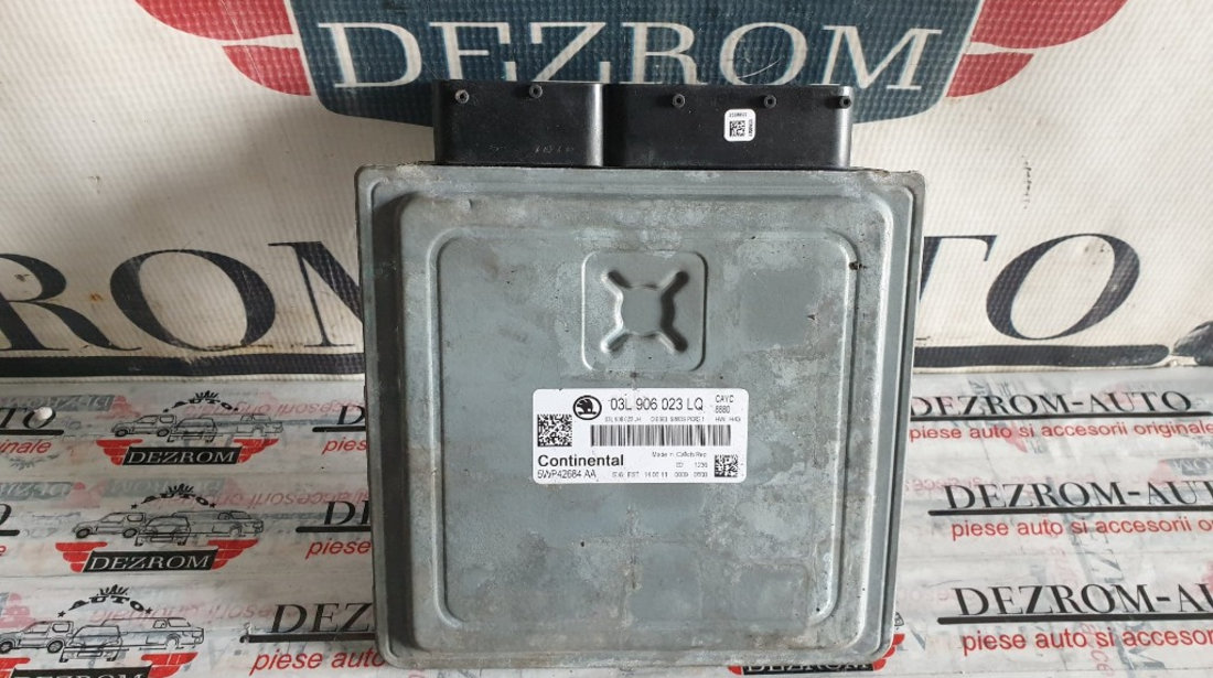 Calculator motor / ECU Skoda Octavia II Facelift 1.6 TDi 105 cai motor CAYC cod piesa : 03L906023LQ