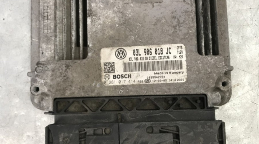 Calculator motor ecu Skoda Superb Combi 2.0 TDI DSG Automat, 140cp sedan 2012 (03L906018JC)