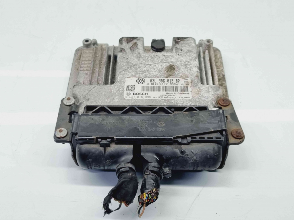 Calculator motor ECU Skoda Yeti (5L) [Fabr 2009-2020] 03L906018BP 0281016398 2.0 TDI CFHA 81KW / 110CP 2.0 TDI CFHA 81KW / 110CP