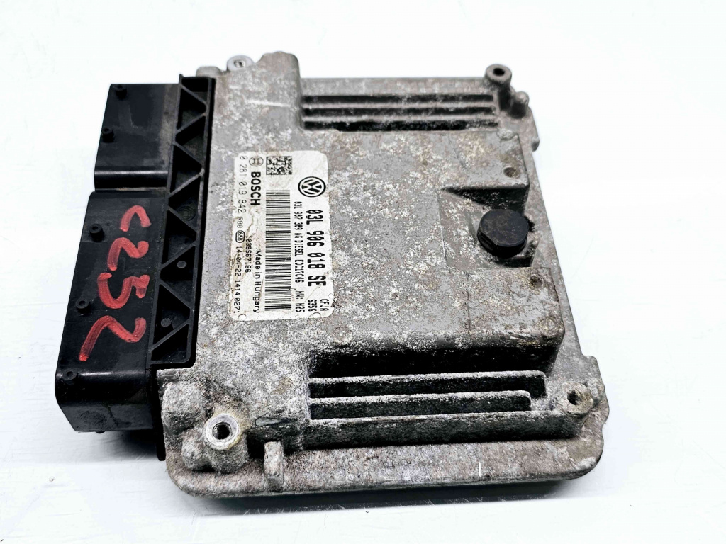 Calculator motor ECU Skoda Yeti (5L) [Fabr 2009-2020] 03L906018SE 0281019842 2.0 TDI CFJA 125KW / 170CP