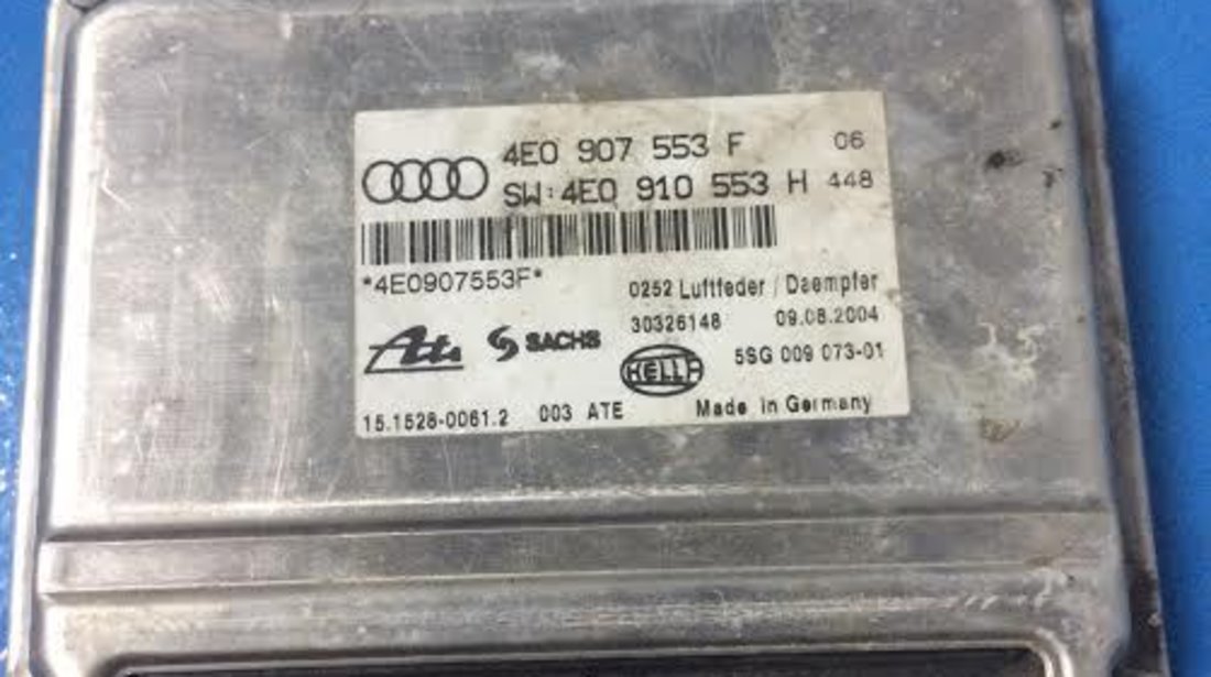 Calculator motor / ECU / suspensie airmatica Audi A8 4E D3 3.0 tdi 2002-2009 cod: 4E0907553F