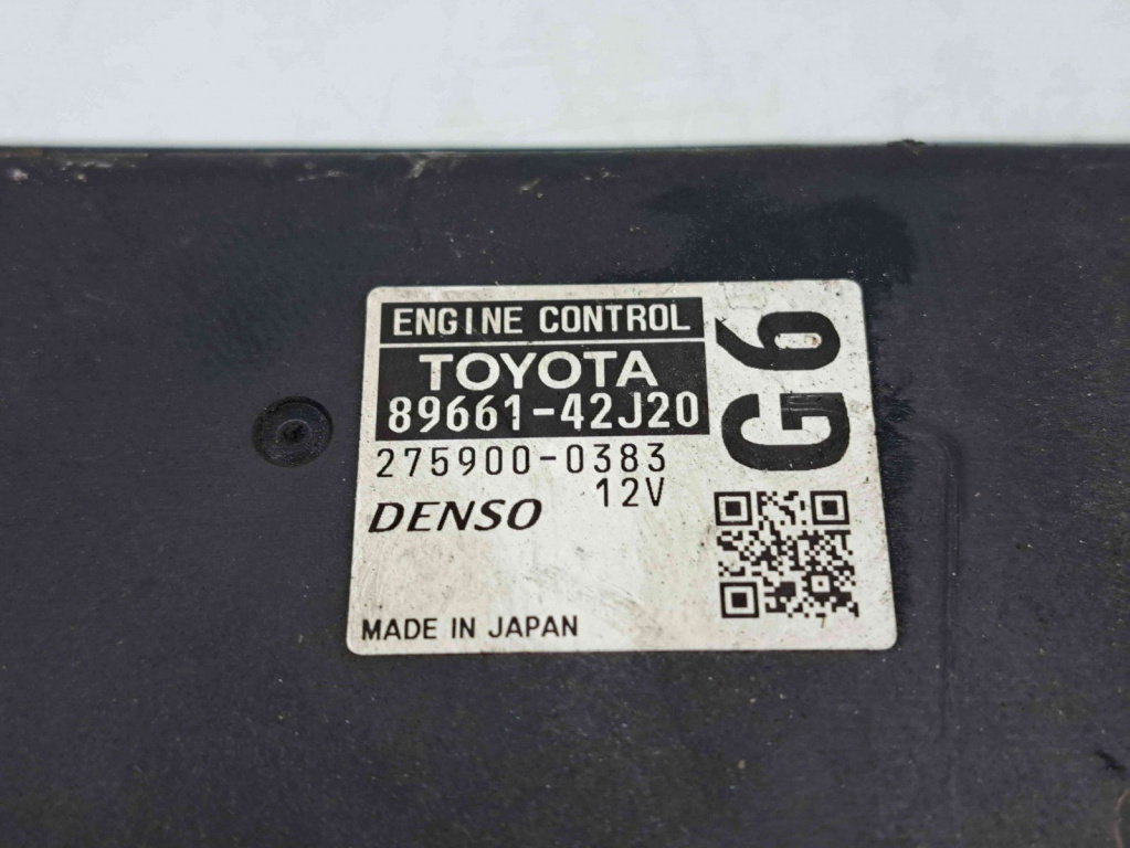 Calculator motor ECU Toyota Rav 4 III (ACA3, ACE, ALA3, GSA3, ZSA3) [Fabr 2005-2013] 89661-42J20 2.2 2.2 80KW / 109CP