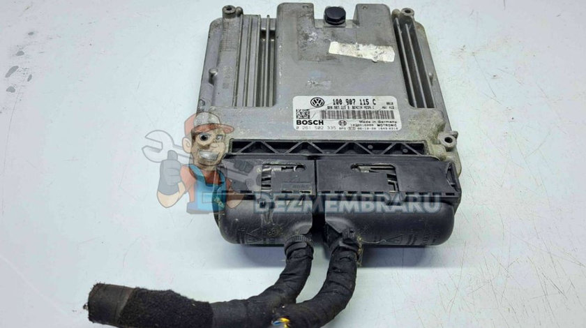 Calculator motor ECU Volkswagen Eos (1F7, 1F8) [Fabr 2006-2015] 1Q0907115C 2.0 FSI BWA 147KW 200CP