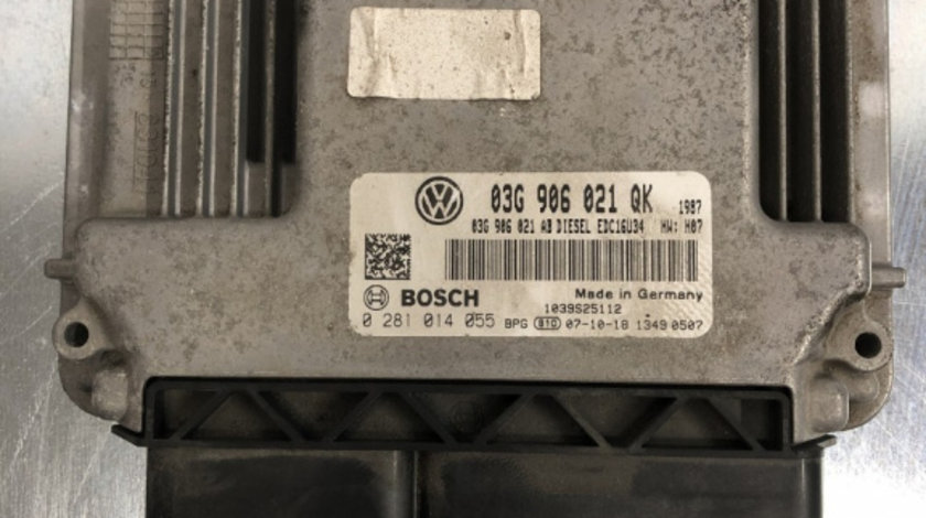 Calculator motor ecu Volkswagen Golf 5 Plus 1.9 TDI Manual, 105cp sedan 2008 (03G906021QK)