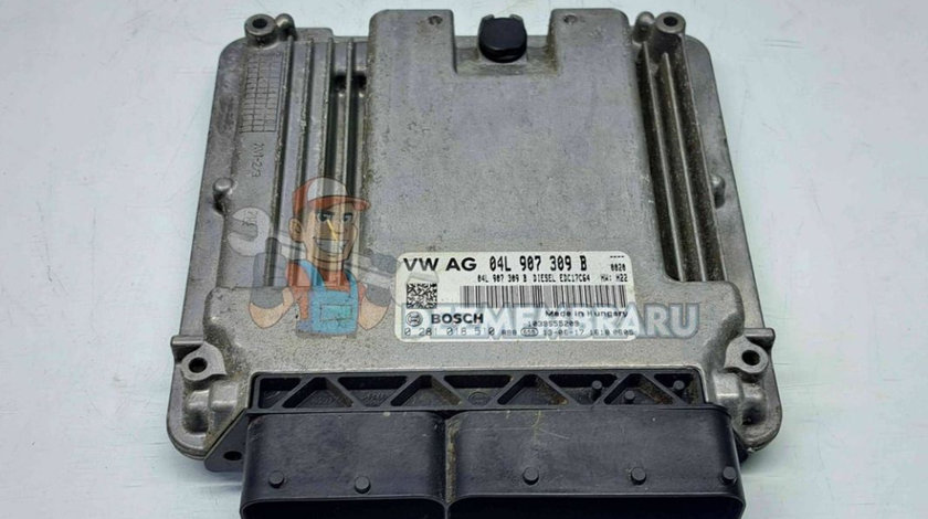 Calculator motor ECU Volkswagen Golf 7 (5G) [Fabr 2014-prezent] 04L907309B 0281018510 1.6 TDI CLHA 77KW 105CP