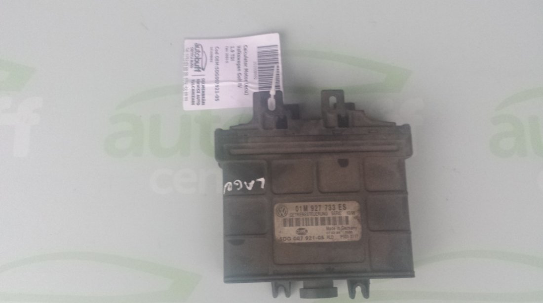 Calculator Motor (ECU) Volkswagen Golf IV 1.9 TDI