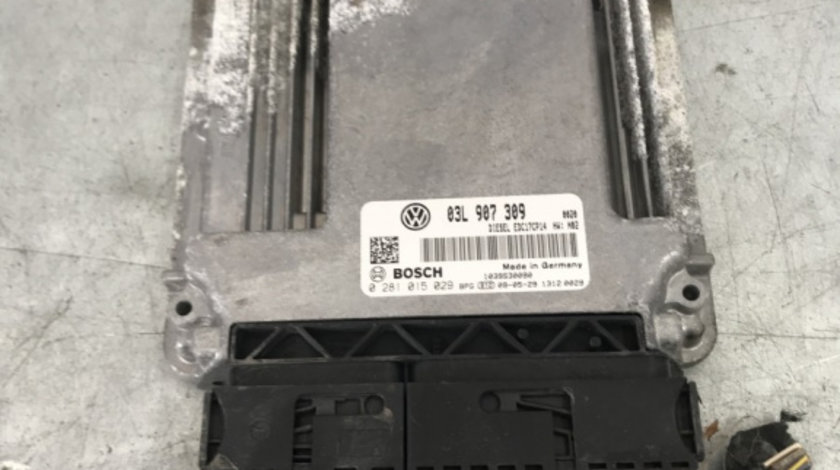 Calculator motor ecu Volkswagen Passat B6 Variant 2.0 TDI 4Motion Manual, 140cp sedan 2010 (03L907309)