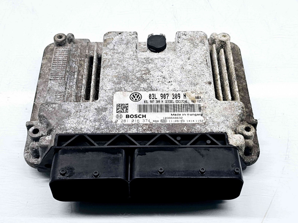 Calculator motor ECU Volkswagen Passat B7 (362) [Fabr 2010-2014] 03L907309N 0281016374 2.0 TDI CFFB 103KW / 140CP 2.0 TDI CFFB 103KW / 140CP