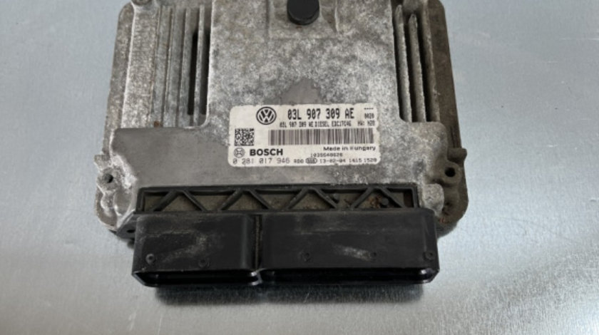 Calculator motor ecu Volkswagen Passat B7 Variant R-LINE 2.0 TDI 177cp, 4Motion sedan 2013 (03L907309AE)
