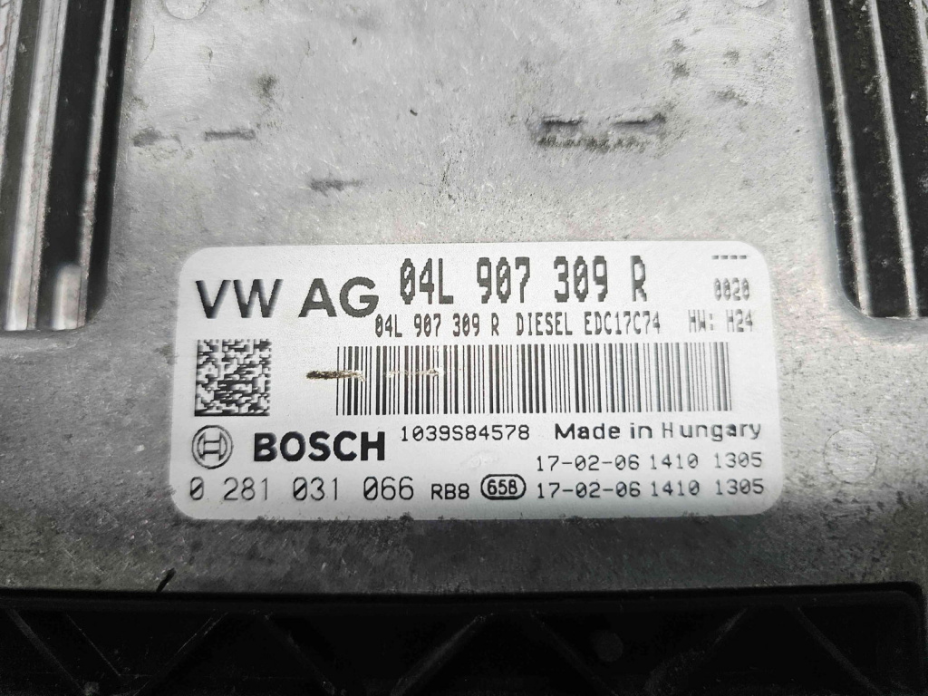 Calculator motor ECU Volkswagen Passat B8 (3G2) [Fabr 2015-prezent] 04L907309R 1.6 TDI DCXA 88KW / 120CP