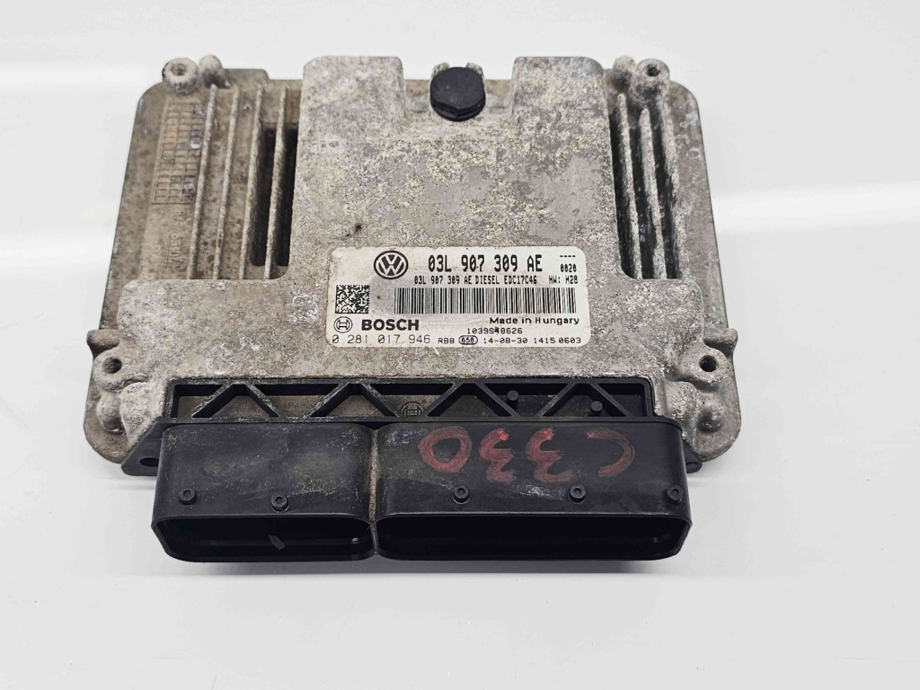 Calculator motor ECU Volkswagen Passat CC (358) Facelift [Fabr 2012-2016] 03L907309AE 2.0 TDI CFFB 103KW / 140CP