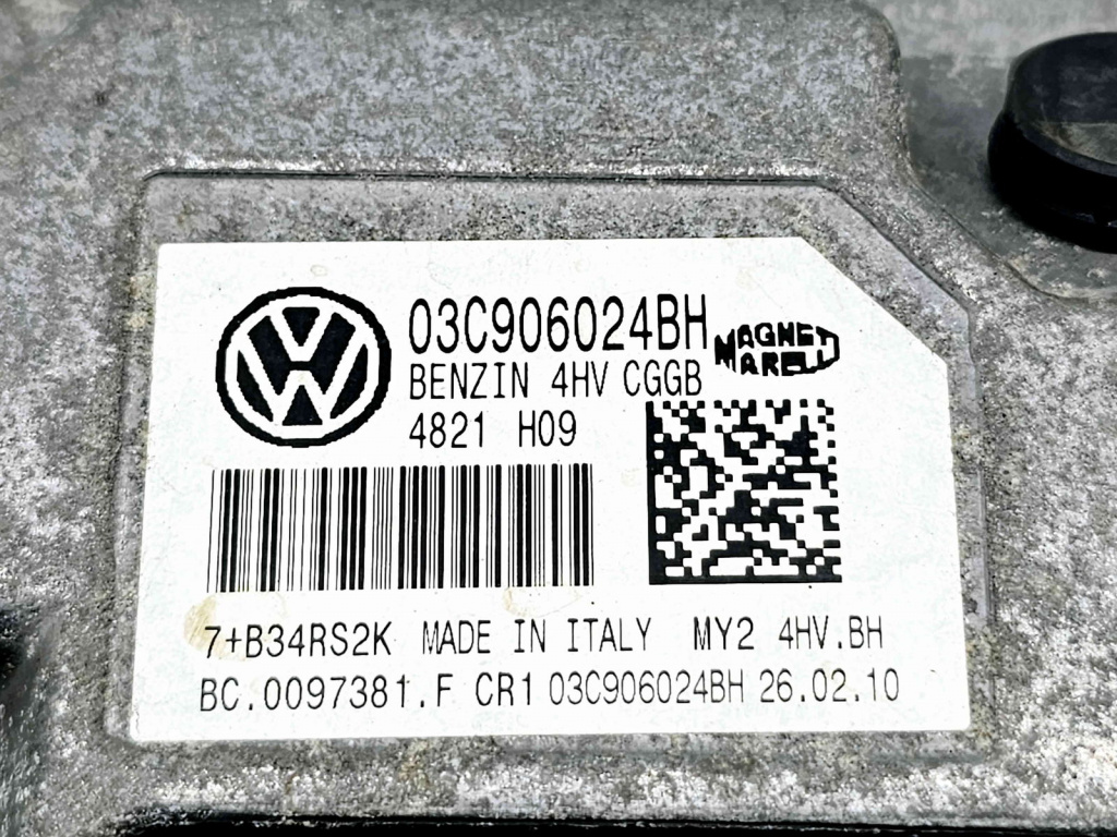 Calculator motor ECU Volkswagen Polo (6R) [Fabr 2009-2016] 03C906024BH 1.4 Benz CGGB 63KW / 85CP 1.4 Benz CGGB 63KW / 85CP
