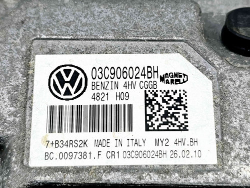 Calculator motor ECU Volkswagen Polo (6R) [Fabr 2009-2016] 03C906024BH 1.4 Benz CGGB 63KW / 85CP 1.4...