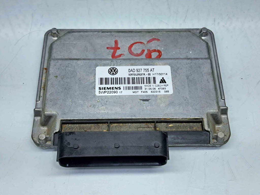 Calculator motor ECU Volkswagen Touareg (7LA, 7L6) [Fabr 2003-2010] 0AD927755AT 3.0 TDI BKS 165KW / 224CP