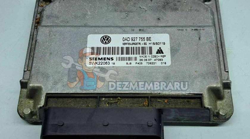 Calculator motor ECU Volkswagen Touareg (7LA, 7L6) [Fabr 2003-2010] 0AD927755BE 2.5 TDI BPE 128KW 174CP