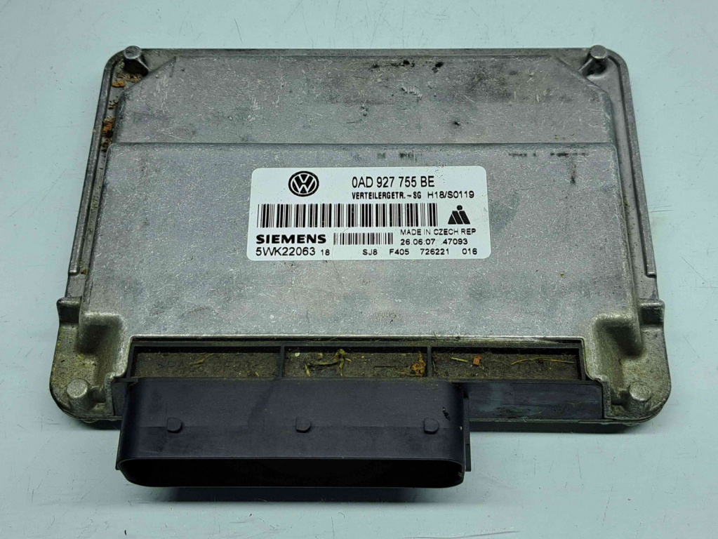 Calculator motor ECU Volkswagen Touareg (7LA, 7L6) [Fabr 2003-2010] 0AD927755BE 2.5 TDI BPE 128KW / 174CP 2.5 TDI BPE 128KW / 174CP