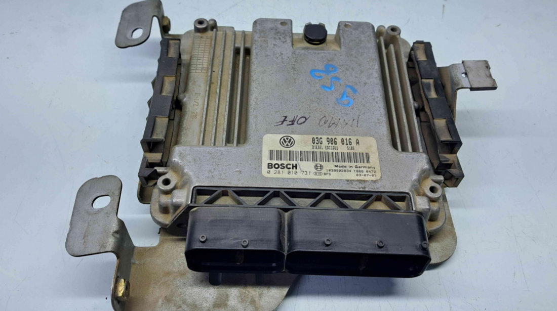 Calculator motor ECU Volkswagen Touran (1T1, 1T2) [Fabr 2003-2010] 03G906016A 1.9 TDI AVQ 74KW 100CP