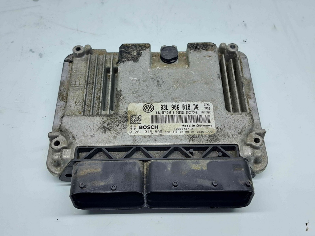 Calculator motor ECU Volkswagen Touran (1T3) [Fabr 2010-2015] 03L906018DQ 2.0 TDI CFHC 103KW / 140CP 2.0 TDI CFHC 103KW / 140CP