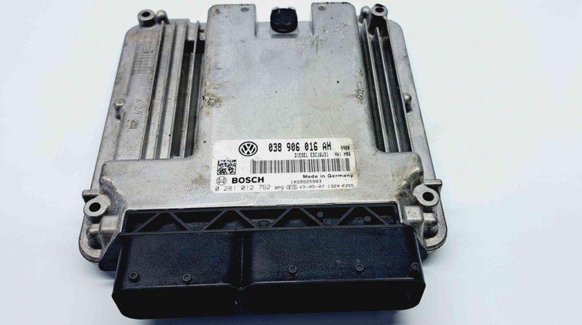Calculator motor ECU Volkswagen Transporter 5 (7HB, 7HJ) [Fabr 2004-2013] 038906016AH 1.9 TDI BRR 62KW 84CP
